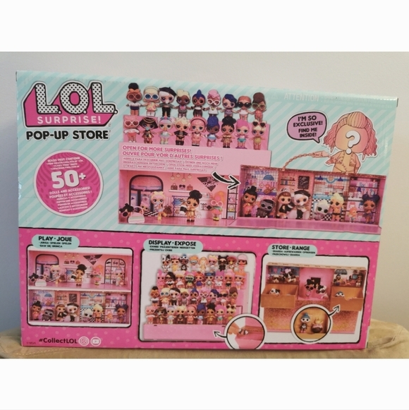 L.O.L. RARE Entertainment Surprise Pop UP Display Case Pink With Exclusive Doll - Picture 9 of 9